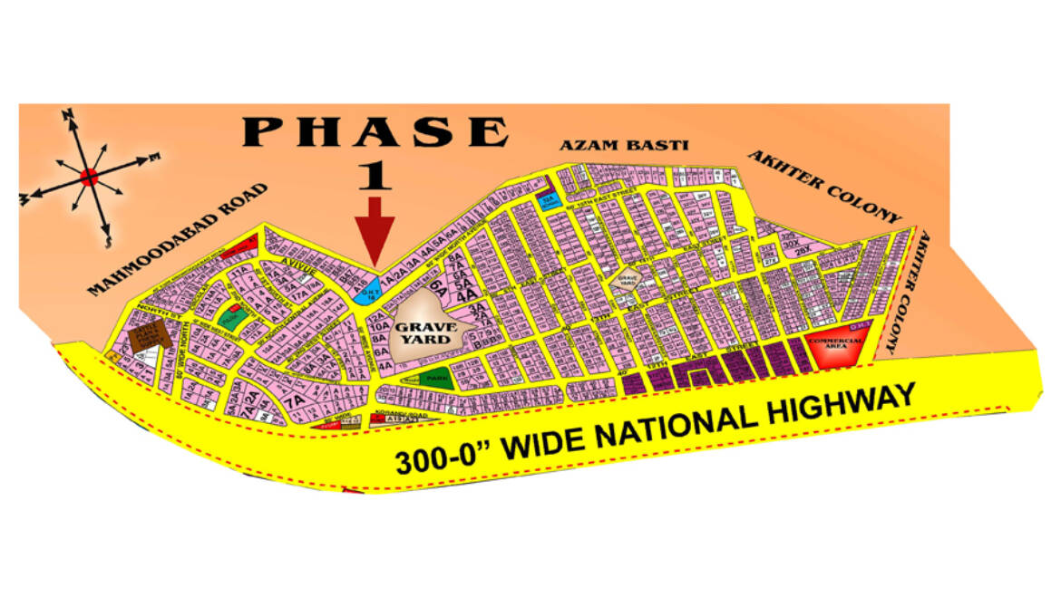 DHA-Karachi-Phase-I-Map