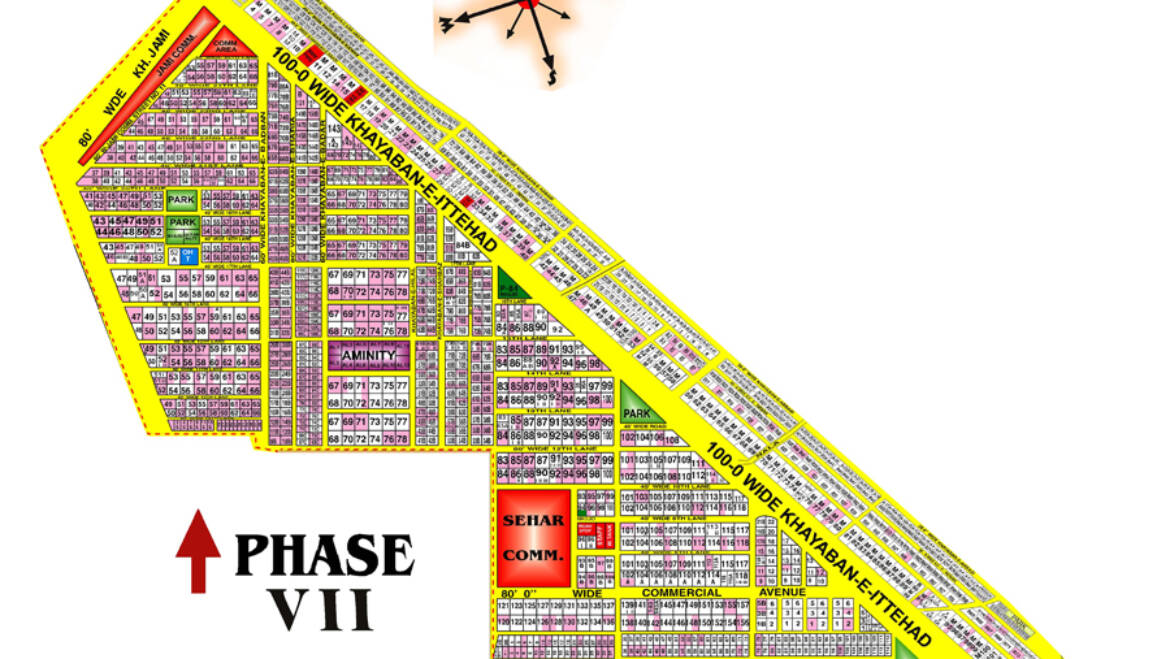 DHA-Karachi-Phase-VII-Map