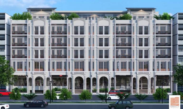 FLATS OFFICES SHOPS SALE 650  square yard Embassy Gardens