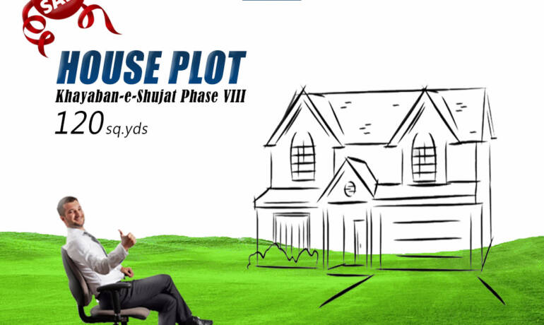 RESIDENTIAL PLOT  For Sale 120 Sqyds Approx  DHA Phase VIII, Khayaban-e-Shuajat