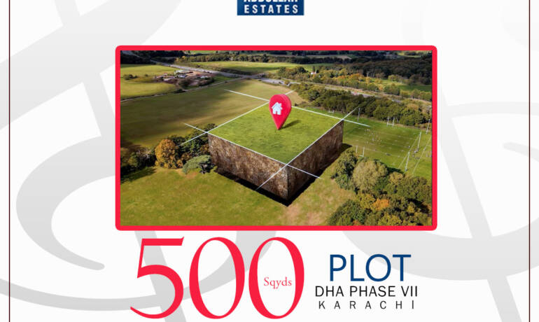 Abdullah Estates is offering plot for Sale 500 square yards in DHA Phase VII,Karachi