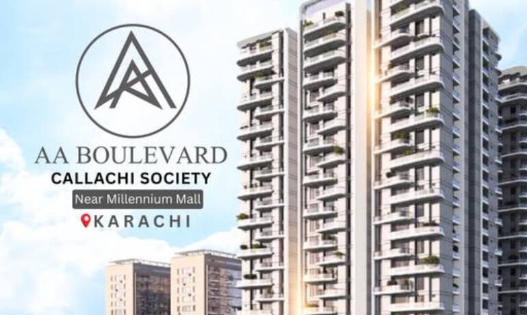 Abdullah Estates Offer’s AA Boulevard, at Callachi Society, Karachi