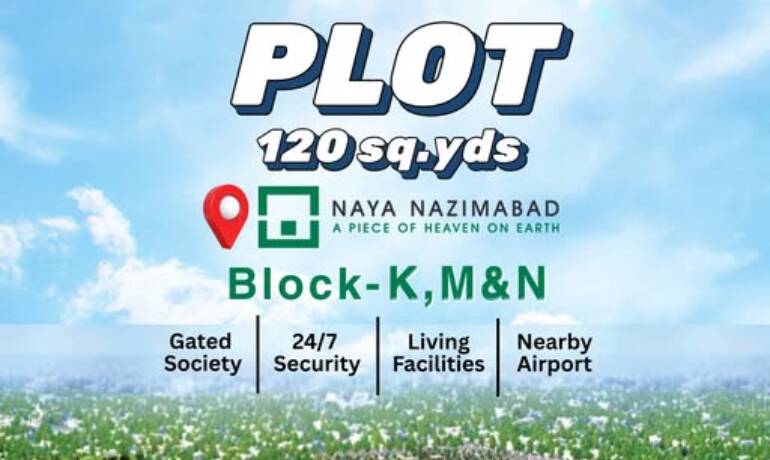 Abdullah Estates Offer’s 120 Sq.Yds Plots in Naya Nazimabad – Block K, M & N Karachi